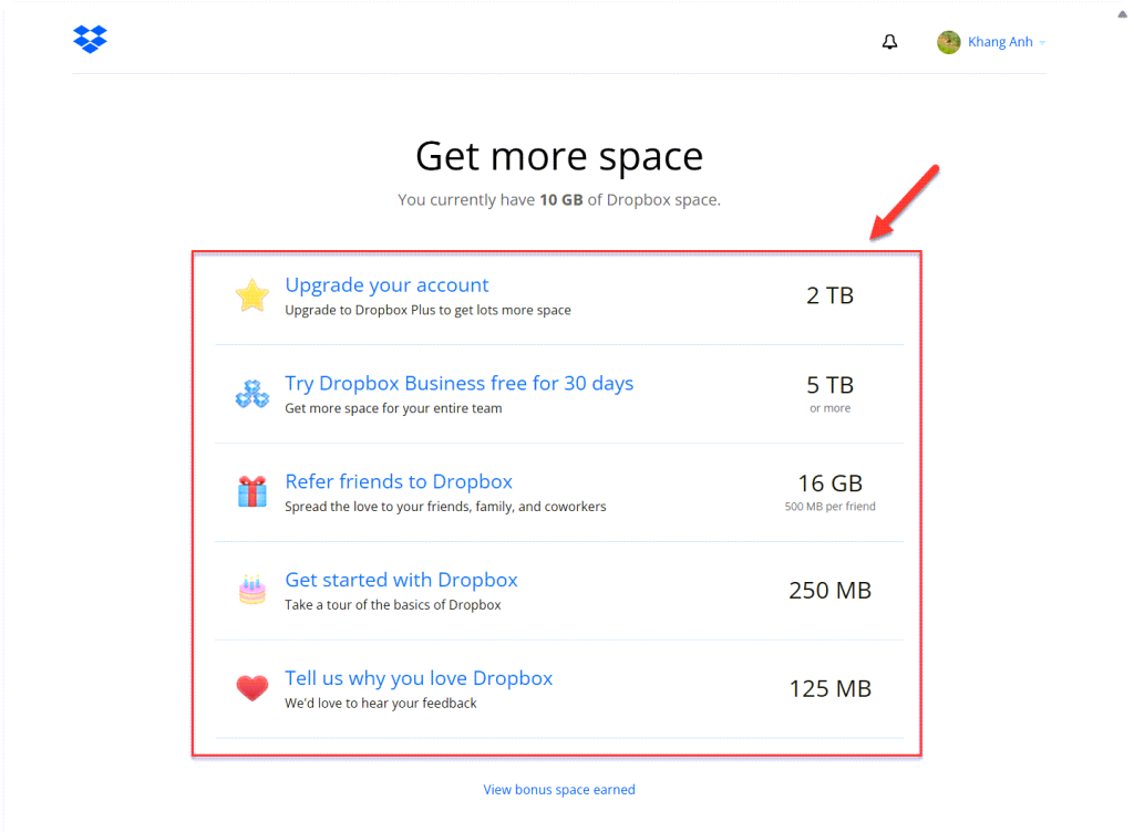 Tổng hợp cách tăng dung lượng Dropbox mới nhất 2024