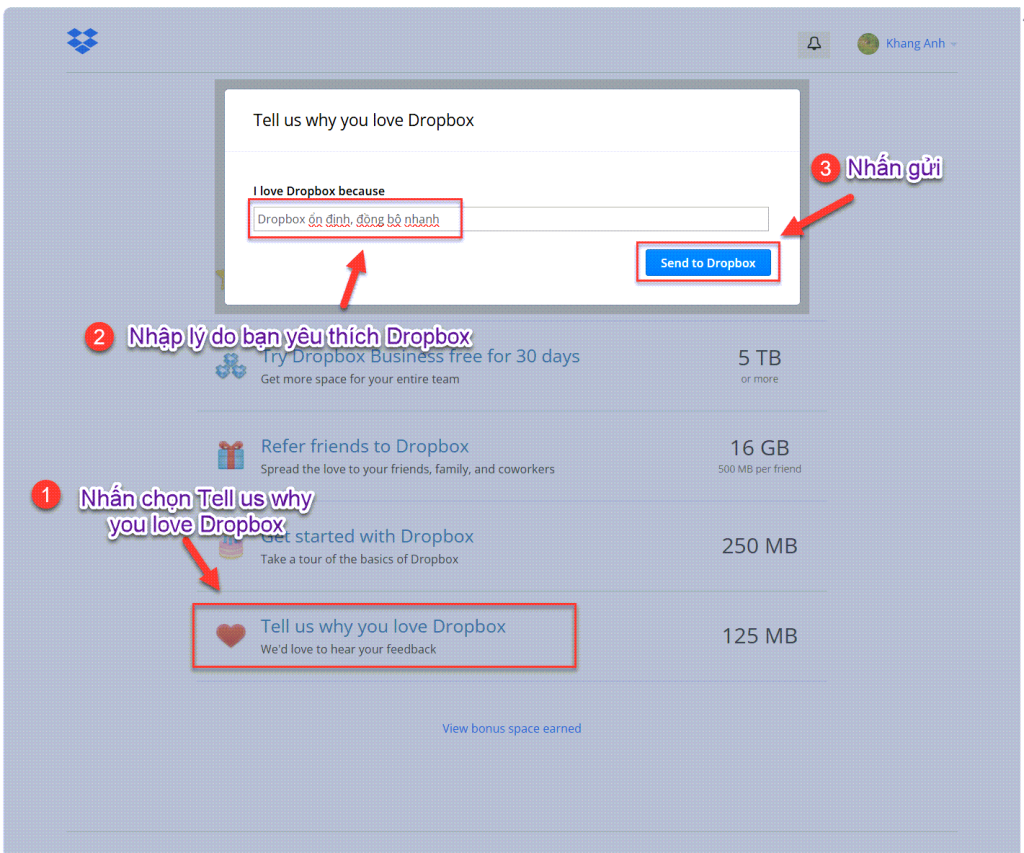 Tổng hợp cách tăng dung lượng Dropbox mới nhất 2024